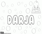 Darja, nombre de origen persa. Forma femenina del nombre Darius, derivado de Darayavahush. Darja, nombre en checo, letón y esloveno