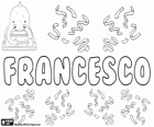 Francesco, nombre de origen latino, derivado de Franciscus