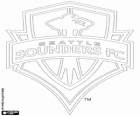 Emblema de Seattle Sounders FC, club de fútbol de la ciudad de Seattle, Washington