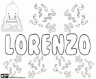 Lorenzo, nombre de origen latino. Derivado de Laurentius, proviene de Laurus, el laurel