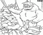 El árbol de Navidad y el abominable hombre de las nieves