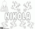 Nikola, nombre de origen griego. Nombre muy común en algunos países del centro y este de Europa