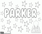 Parker, nombre de origen inglés. Parker, nombre utilizado tanto para hombre como para mujer