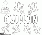 Quillan, nombre de origen gaélico. Variante de Quillen