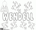 Wendell, nombre de origen alemán. Wendell, derivado de Wendel, variante de Wendelin