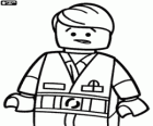 Emmet, el protagonista de la película Lego