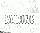 Xarine, nombre para niña. Xarine, nombre de origen desconocido