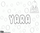 Yara, nombre con diversos orígenes y significados. Yara, nombre indígena brasileño tupi, variante de Iara. Yara, nombre de origen árabe