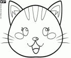 Máscara de gatito