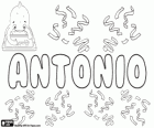 Antonio, nombre de origen latino. Derivado de Antonius