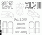 Super Bowl 2014. Seattle Seahawks vs Denver Broncos. MetLife Stadium, Nueva Jersey, 2 de febrero de 2014