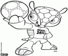 Fuleco, la mascota oficial del Mundial de Futbol 2014 de Brasil es un armadillo