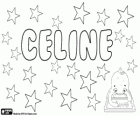 Celine, nombre de origen latino. Variante de Celeste