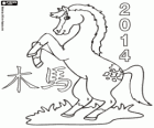 2014, el año del Caballo de Madera. Según el calendario chino, del 31 de enero de 2014 al 18 de febrero de 2015