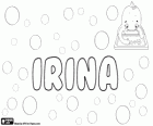 Irina, nombre eslavo con un origen griego., Variante del nombre griego Eirene