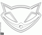 El logo de Sly Raccoon, la máscara de Sly Cooper