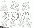 Jocelyn, nombre de origen germánico. Su significado es miembro de la tribu germánica de los godos