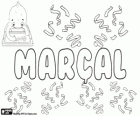 Marçal, nombre de origen latino, Martalis. Proviene de Marte, el dios de la guerra de la mitología romana