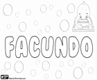 Facundo, nombre de origen latino, Facundus. Su significado es el elocuente