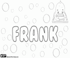 Frank, nombre de origen germánico. Proviene de la tribu de los francos