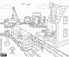La estación de ferrocarril de Lego