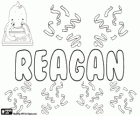 Reagan, nombre de origen gaélico. Variante de Regan. Reagan, nombre unisex