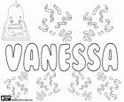 Vanessa, nombre muy popular. Nombre creado por el autor de los Viajes de Gulliver