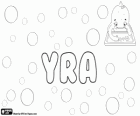 Yra, nombre para niña de origen desconocido. Yra, variante de Ira