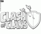 Logo del videojuego multijugador Clash of Clans