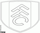 Distintivo del Fulham Football Club. Conocido también como The Cottagers, The Whites