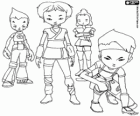 Los cuatro guerreros de Lyoko, los protagonistas de Código Lyoko