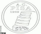 Logo del A.C. Pisa 1909, equipo de fútbol de la ciudad de Pisa en la Toscana