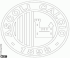 Distintivo de Ascoli Calcio 1898, club de fútbol con sede en Ascoli Piceno, ciudad de la región de Las Marcas