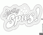 El logotipo original de Totally Spies, Tres espías sin límite