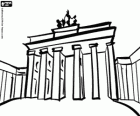 La Puerta de Brandeburgo, una puerta de la ciudad de Berlín que se ha convertido en uno de los principales símbolos de Alemania