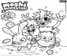 Los Moshi Monsters en acción