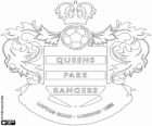 Escudo del Queens Park Rangers F.C. Club de fútbol de Londres con el sobrenombre de The Hoops
