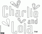 Logo original de Charlie y Lola en inglés, Charlie and Lola