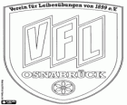 Escudo de VfL Osnabrück. Club deportivo de Osnabrück, una ciudad de Baja Sajonia
