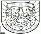 Escudo de FSV Frankfurt. Club deportivo de Frankfurt am Main, la ciudad de Hessia