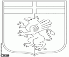 Emblema del Genoa CFC. Club de fútbol de Génova, capital de la Liguria