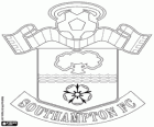 Escudo del Southampton F.C.. Equipo de fútbol con el sobrenombre de The Saints