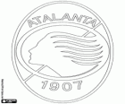 Distintivo del Atalanta BC. Equipo de fútbol de Zingonia, ciudad de la Lombardía