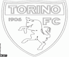 Emblema del Torino FC. Equipo de fútbol con sede en Turín, capital del Piamonte