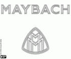 Logo de Maybach, marca de coches de gran lujo de Alemania