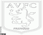 Emblema de Aston Villa F.C.. Club de fútbol de Birmingham, conocidos como Los Villanos, The Villans