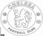 Insignia del Chelsea F.C.. Club de fútbol de Fulham, Londres. También conocido como Los azules, The Blues
