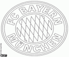 Emblema de FC Bayern de Múnich. Club deportivo de Múnich, capital de Baviera