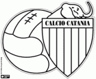 Logo del Calcio Catania. Club de fútbol de la ciudad de Catania en Sicilia