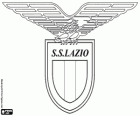Insignia del SS Lazio. Club deportivo con sede en Roma, capital del Lacio